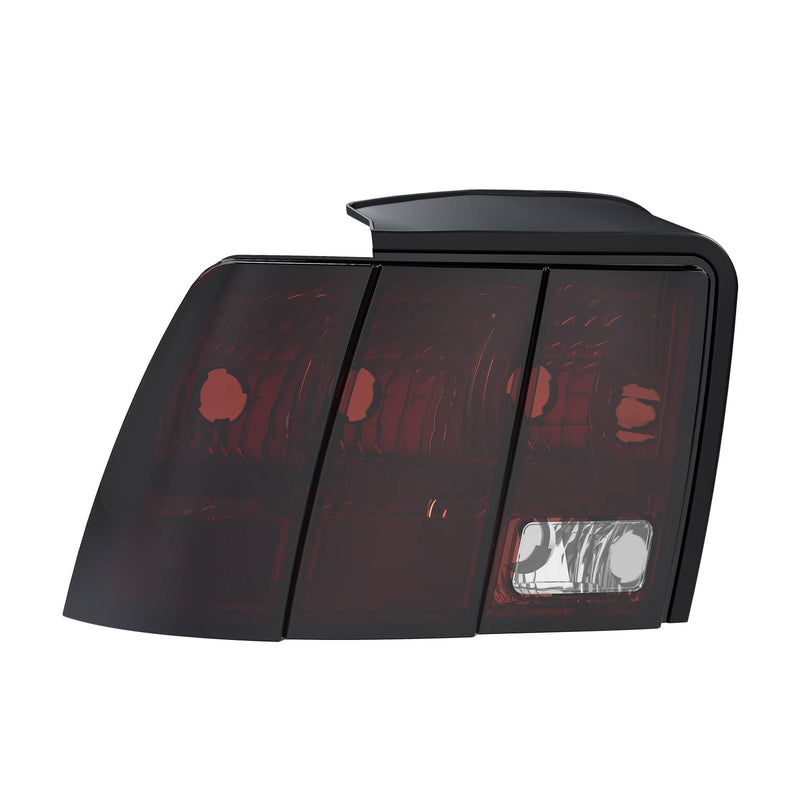 DURAFORCE Tail Lights Rear Brake Lamps for Ford Mustang 1999-2004 Red Smoked Left Right