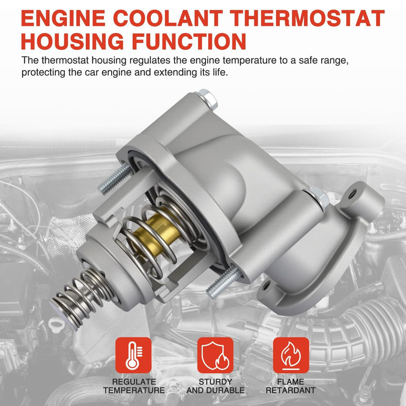 Thermostat Housing Assembly for GMC Chevy 3.6L Canyon Colorado Camaro 2017-2022