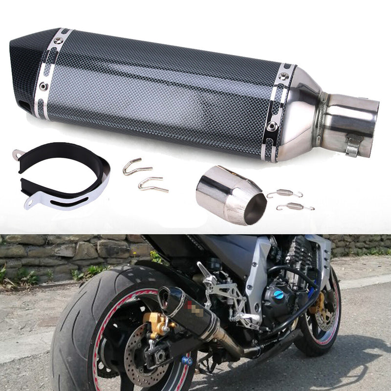 38mm-51mm Motorcycle ATV Exhaust Muffler Tail Pipe DB Killer Silencer
