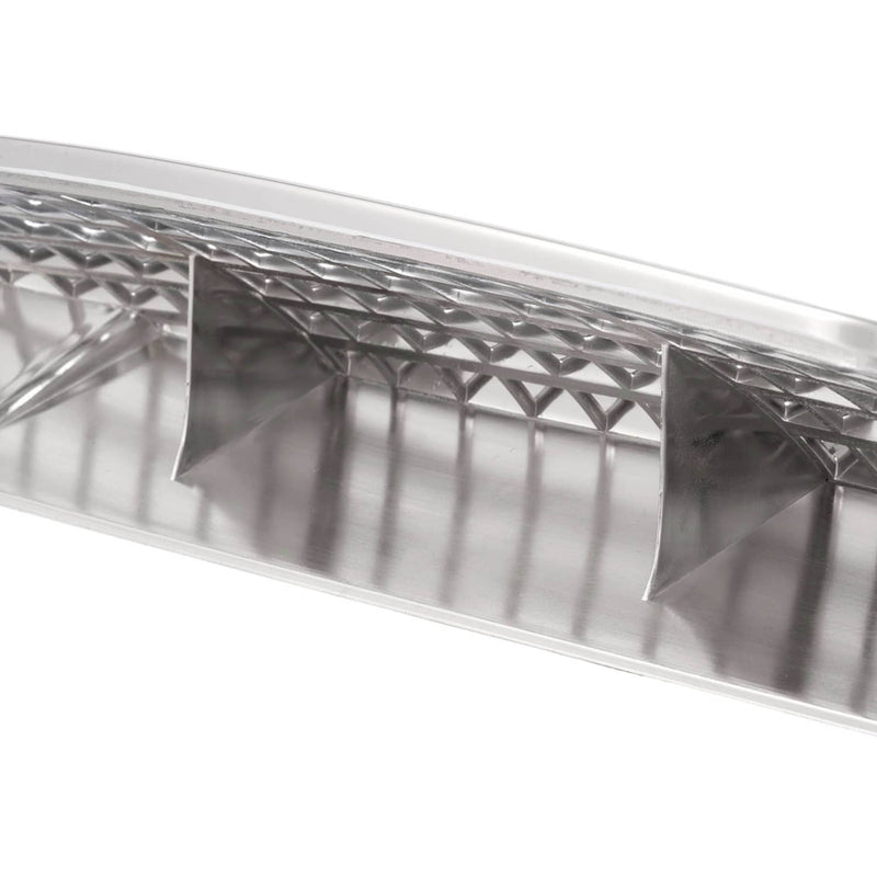 DURAFORCE Chrome Hood Side Grille Air Intake Vent Cover ABS for Freightliner M2 2002-2018