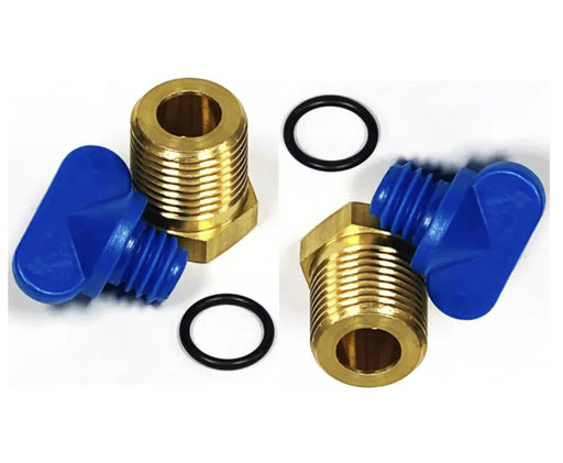 DURAFORCE 479956 19215 Exhaust Manifold Drain Plug Kit for Volvo Penta 4.3-8.2L 2 Pieces
