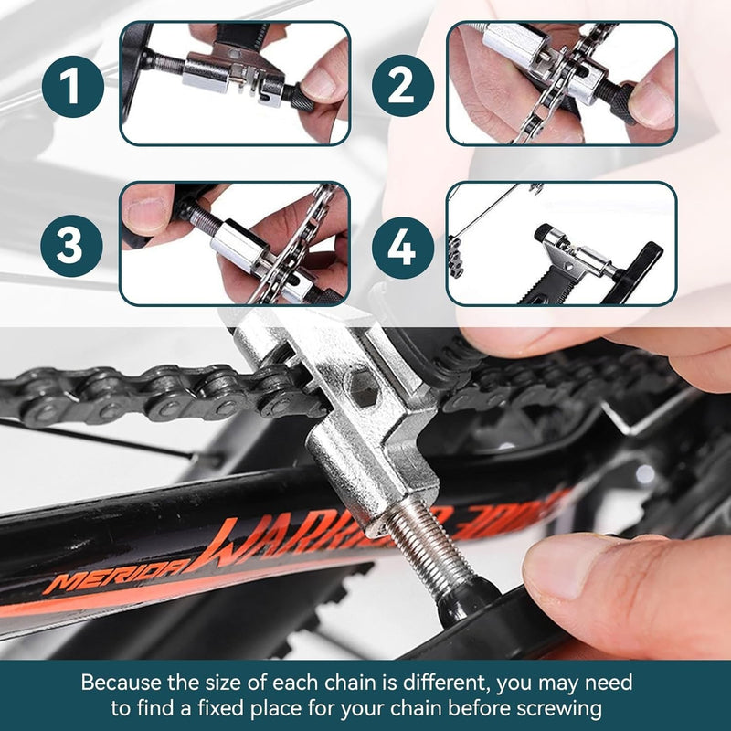 Bike Chain Cutter Splitter Breaker Bicycle Repair Rivet Link Pin Remover Tool