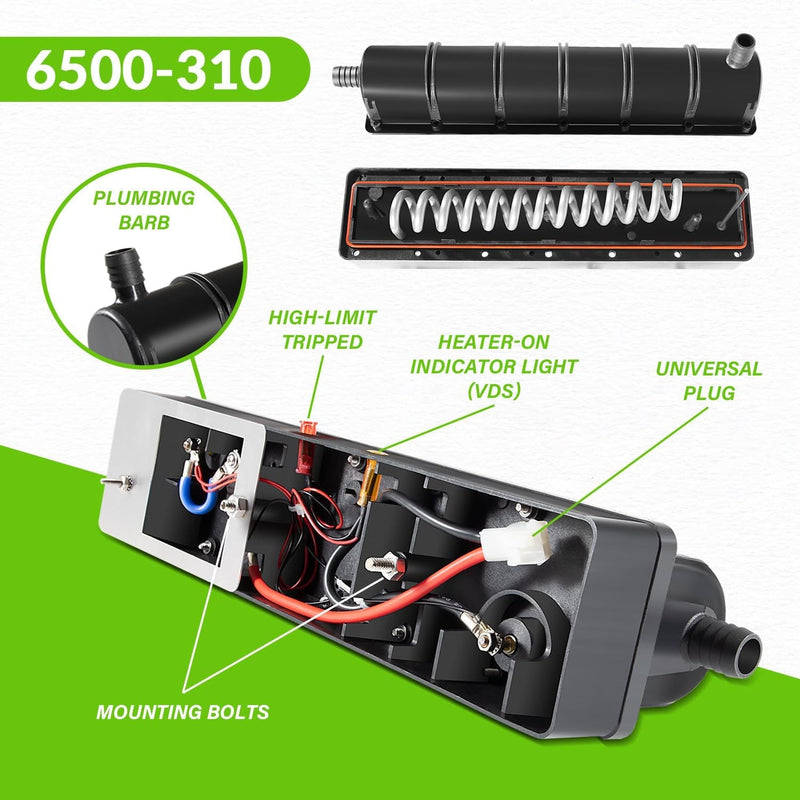 6500-310 Smart Low-Flow Heater Assembly for Sundance Jacuzzi Spa Hot Tub 5.5kW