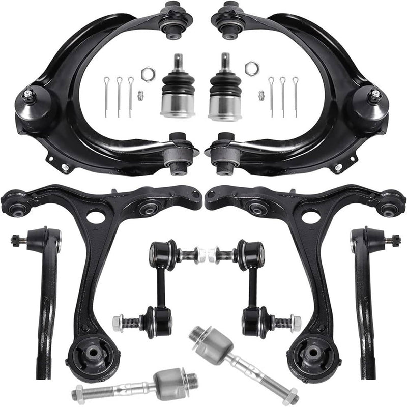 Front Upper Lower Control Arms Suspension Kit for 2008-2012 Honda Accord 12Pcs