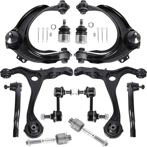 DURAFORCE Front Upper Lower Control Arms Suspension Kit for 2008-2012 Honda Accord 12Pcs