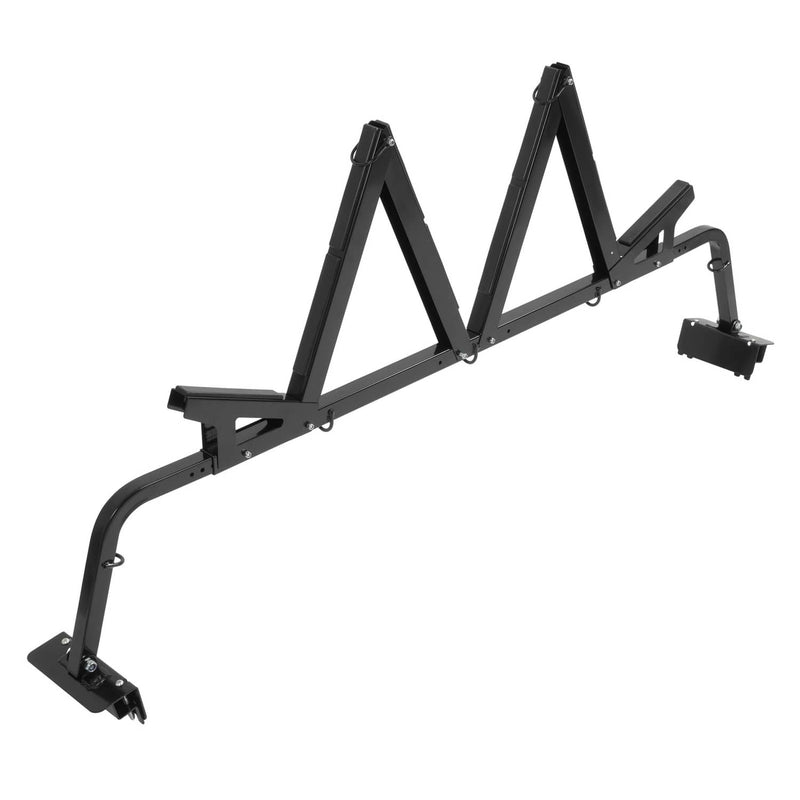 DURAFORCE Adjustable Truck Bed Ladder Rack Fits 54"-64" Pick Up Kayak SUP Carrier 150 Lb