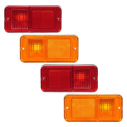 DURAFORCE Front Rear Side Marker Lights for Chevrolet and GMC C/K Pickup Trucks 1968-1972