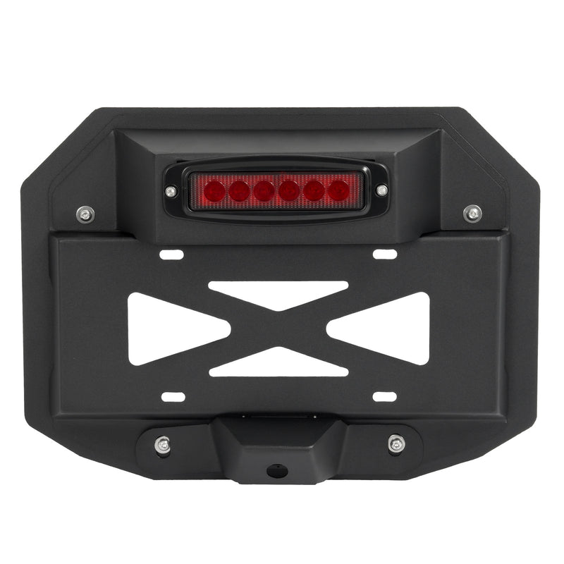 Spare Tire License Plate With Third Brake Light for Jeep Wrangler JK 2007-2018