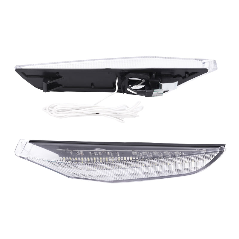 Pair Front Bumper Signal LED Side Marker Light for Infiniti G35 2003-2006