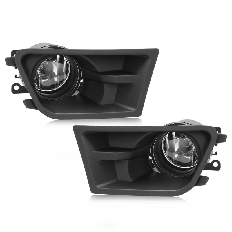 DURAFORCE Front Bumper Fog Lights Driving Lamps And Bezels for Ford Mustang 2010-2012 Left