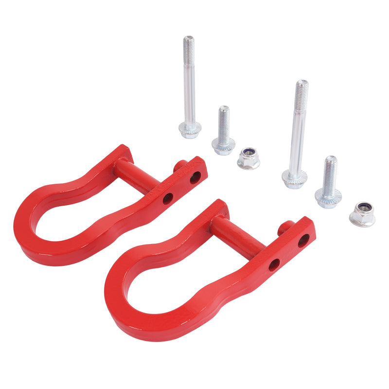 84192871 Red Tow Hook for Chevrolet Silverado for GMC Sierra 1500 2007-19 2pcs