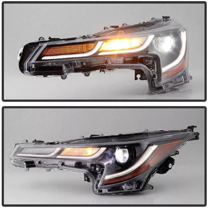 DURAFORCE 3D DRL LED Headlight Left Driver Side for 2020-2022 for Toyota Corolla SE XLE XSE