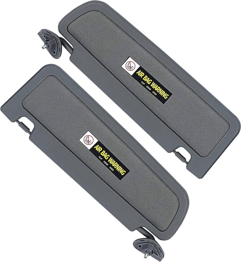 Sun Visor Dark Gray Left Right Set for 2006-2011 Honda Civic Pair