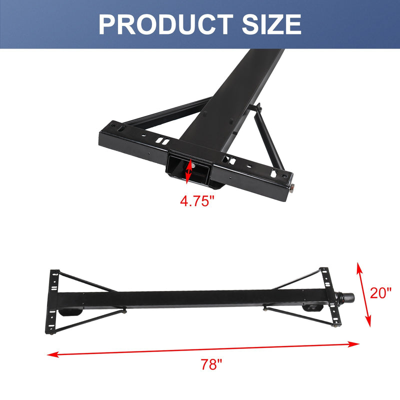 298707 Rear Trailer Stabilizer Jack Stand Kit for Universal