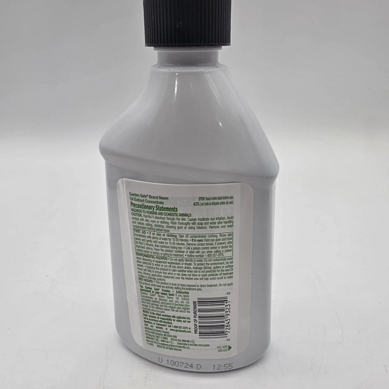 Neem Oil Extract Concentrate for Garden Safe Organic Gardening 10 Fluid Ounces