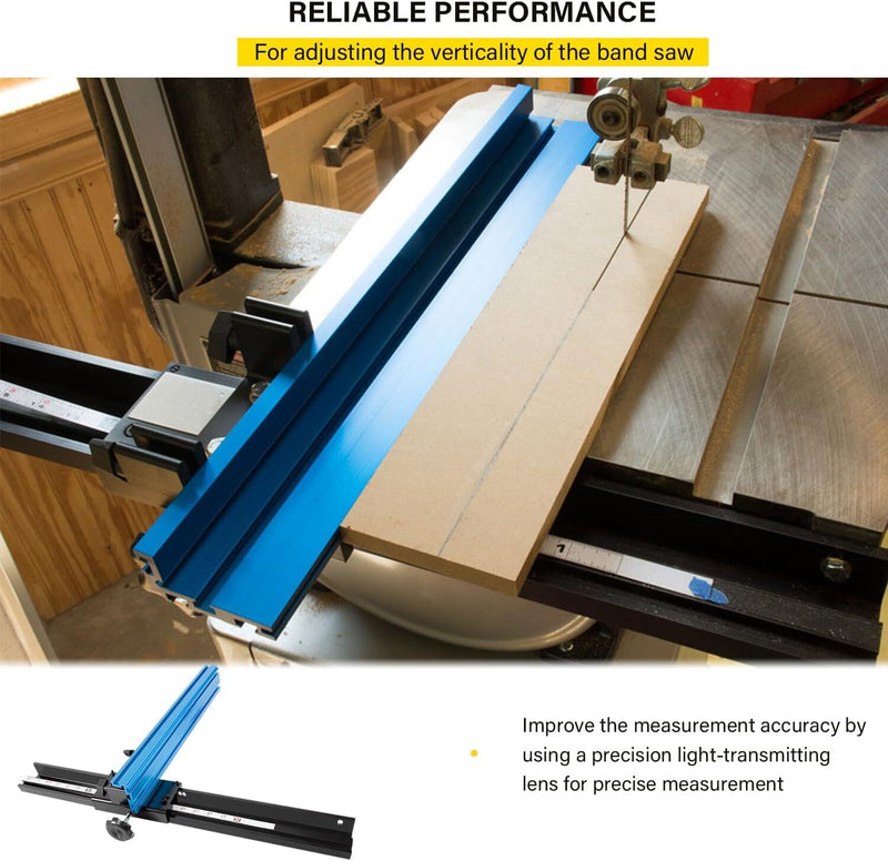 KMS7200 Bandsaw Fence for 14-Inch Band Saw Blade Drift Angle Cutting