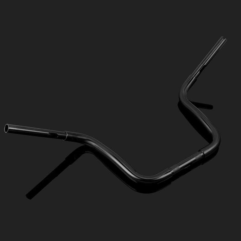 Black 12 Inch Rise Ape Hangers Handlebar for Harley FLST FXST Sportster XL Dyna