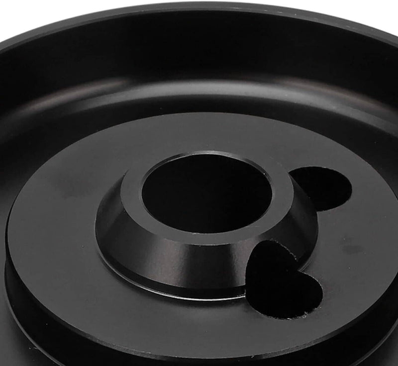 Steering Wheel Short Hub Adapter for Ididit GM Chevy Aluminum Black 5 & 6 Hole