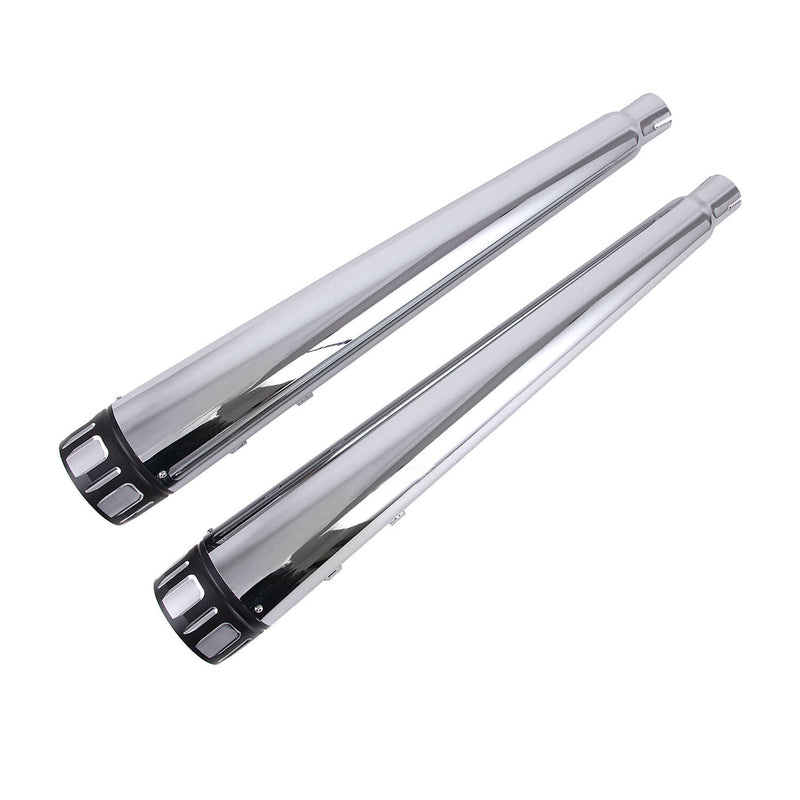 DNA 4in Exhaust Pipes Mufflers for Harley Touring Baggers Dresser 1995-2016