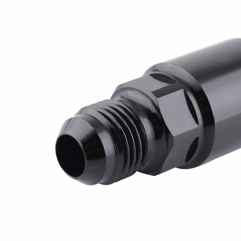 Black -6AN AN6 Fuel Adapter Fitting to 3/8 GM Quick Connect LS Clip Female