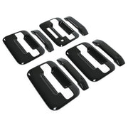 DURAFORCE Black Painted Door Handle Covers with Keypad for Ford F150 Crew Cab 2004-2014