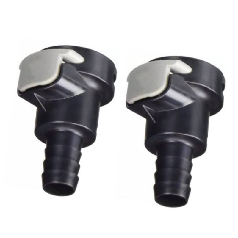DURAFORCE 8838HF6 Universal Sprayless Marine Fuel Connector Female for 1/4 NPT 2pcs