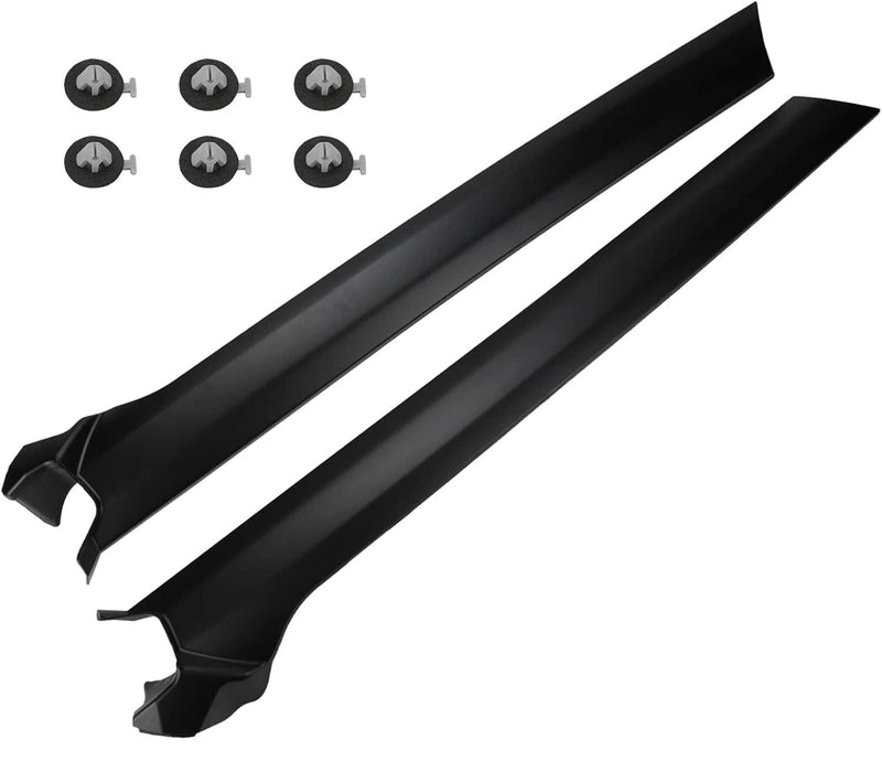Pair Front Windshield Post A Pillar Molding Trim for Land Rover LR3 LR4