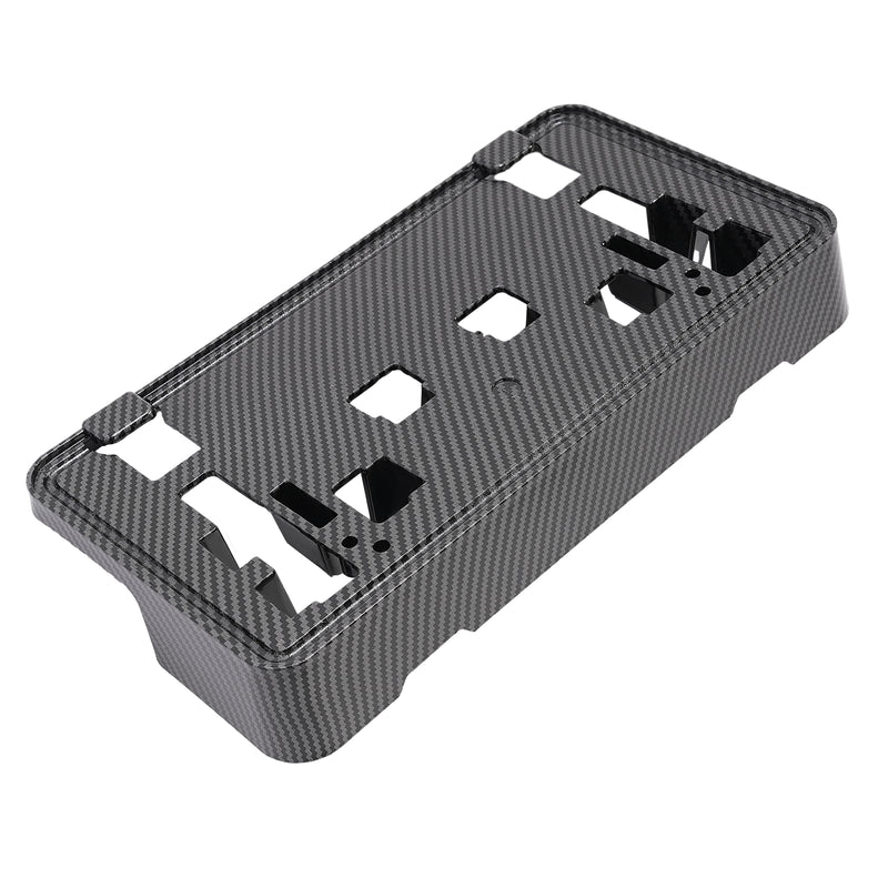 Front License Plate Mount Holder Carbon Style for Ford F-150 F150 2021-2023