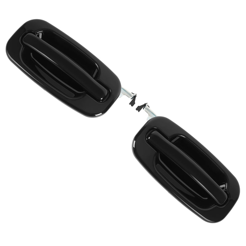 Rear Left Right Outside Door Handles for Silverado Sierra 1500 2500 99-06 2PCS