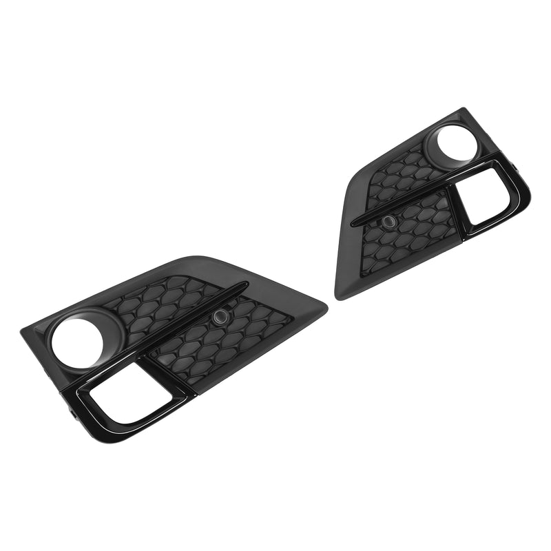Fog Light Cover Front Bumper Lamp Bezel for Honda Odyssey 2018-2020 Black Pair