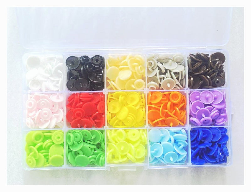 Snap Pliers T5 150 Plastic Snaps No-Sew Buttons Fastener Kit for Fabric