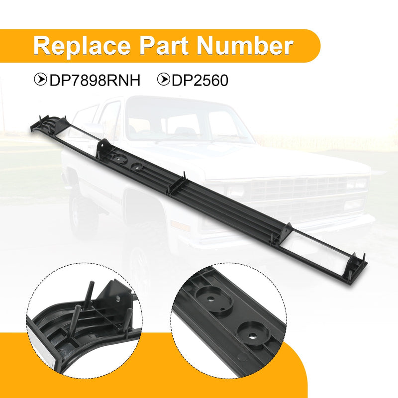 Aluminum Dash AC Vent Plate Brushed for Chevy Silverado Pickup Truck 1981-1987