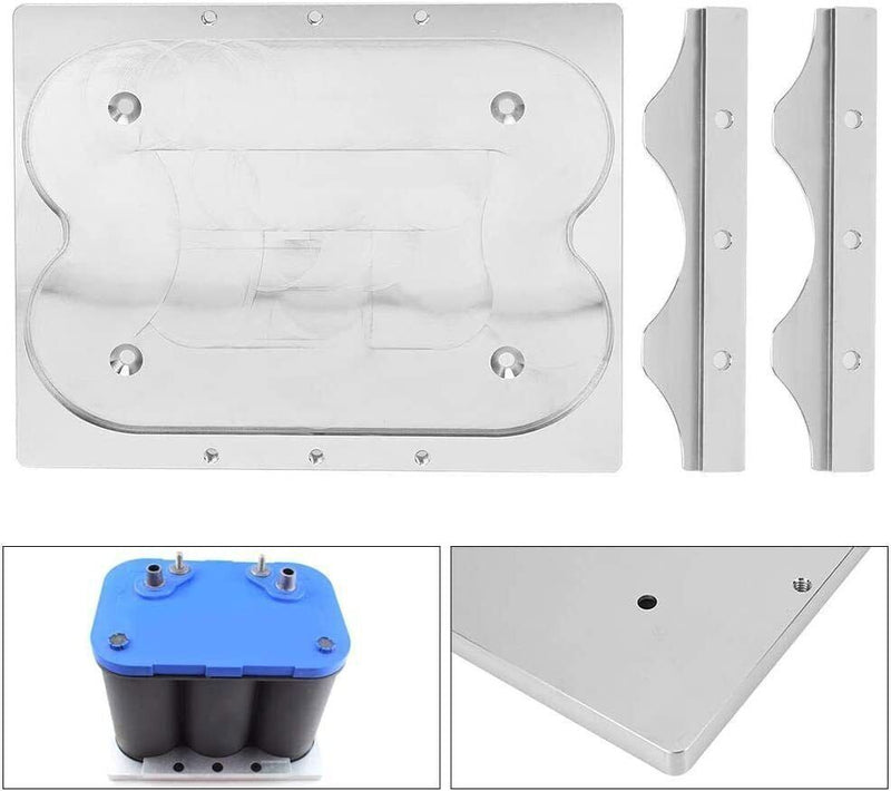 Battery Mounting Tray Kit Hold Down Bracket Relocation for Optima 34/78