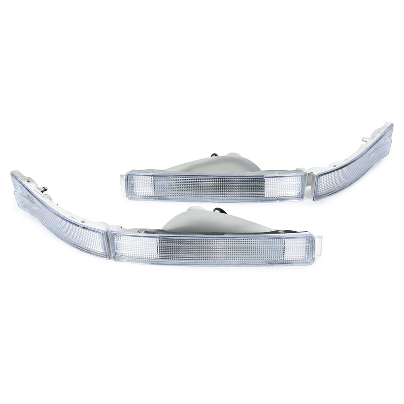 Front Bumper Signal Light Clear Lens Left Right for Lexus LS400 1990-1994