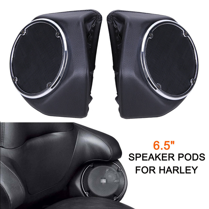 6.5" Speaker Pods Boxes for Harley Touring Road King Road Glide 14-24