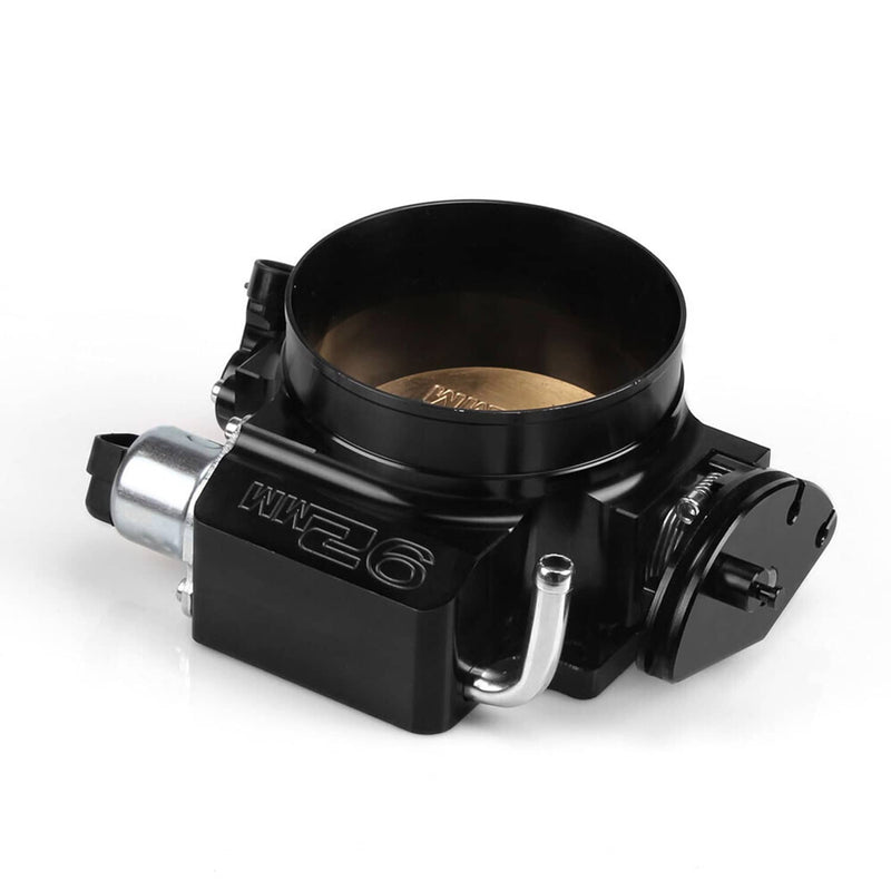 Black 92mm Throttle Body TPS IAC Adapter Plate for Chevy GM LSX LS LS1 LS2