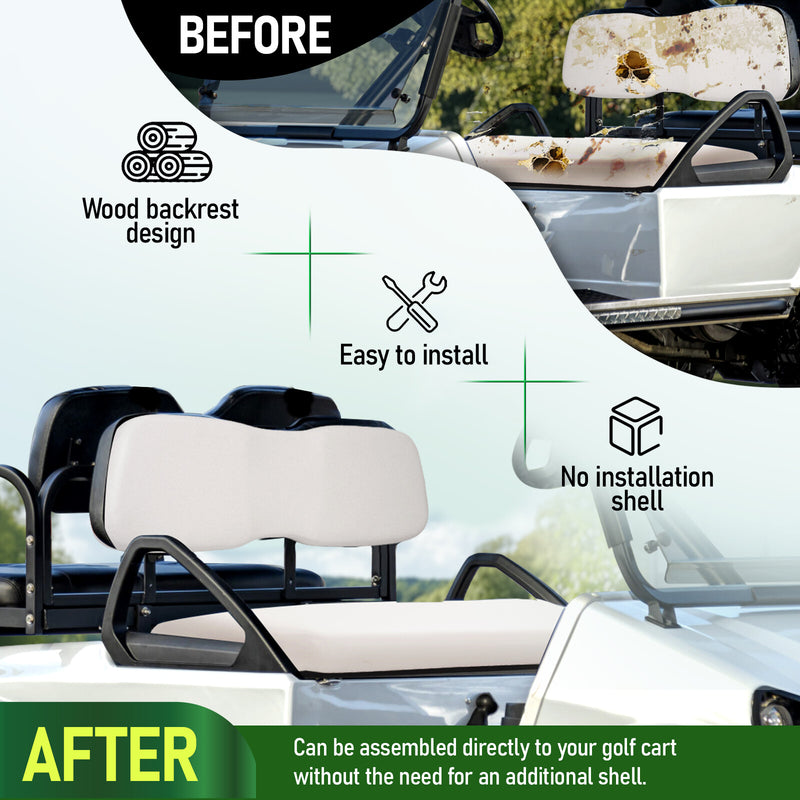 Front Seat Bottom & Backrest Golf Cart Seat for Club Car DS 2000.5-up