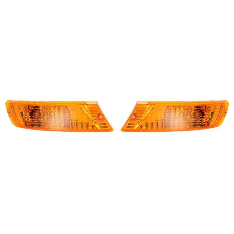Turn Signal Light Set With Bulbs Front Left And Right for Jeep Liberty 2005-2007