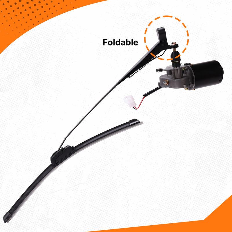 12V Electric Windshield Wiper Motor Kit for Polaris Ranger 570 900 1000 UTV