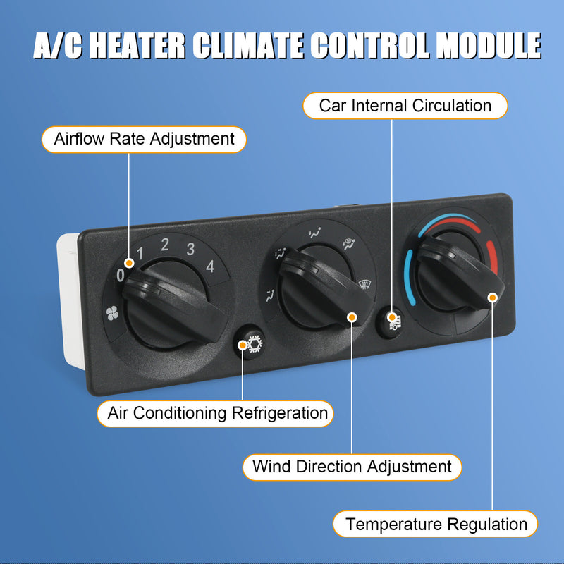 Q21-6119 A/C Climate Control Module Panel for Peterbilt Truck 337 348 389