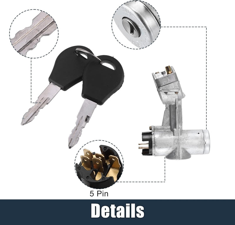 48710-02W00 Ignition Switch with Lock for Nissan 720 Pickup Base Model 1980-1985