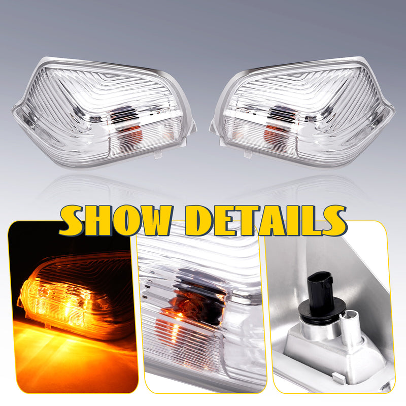 Side Mirror Indicator Light w/Bulb for Mercedes Benz Sprinter W906 2006-21 Pair