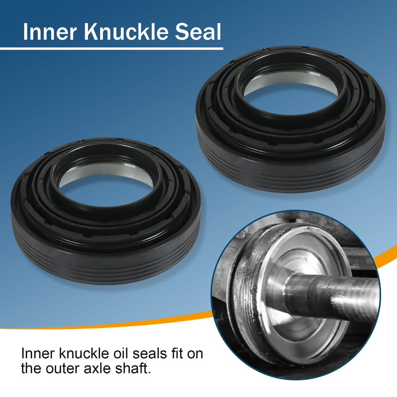 Front Axle Seal U Joint Kit for Ford F250 F350 Excursion DANA 50 60 1998-04