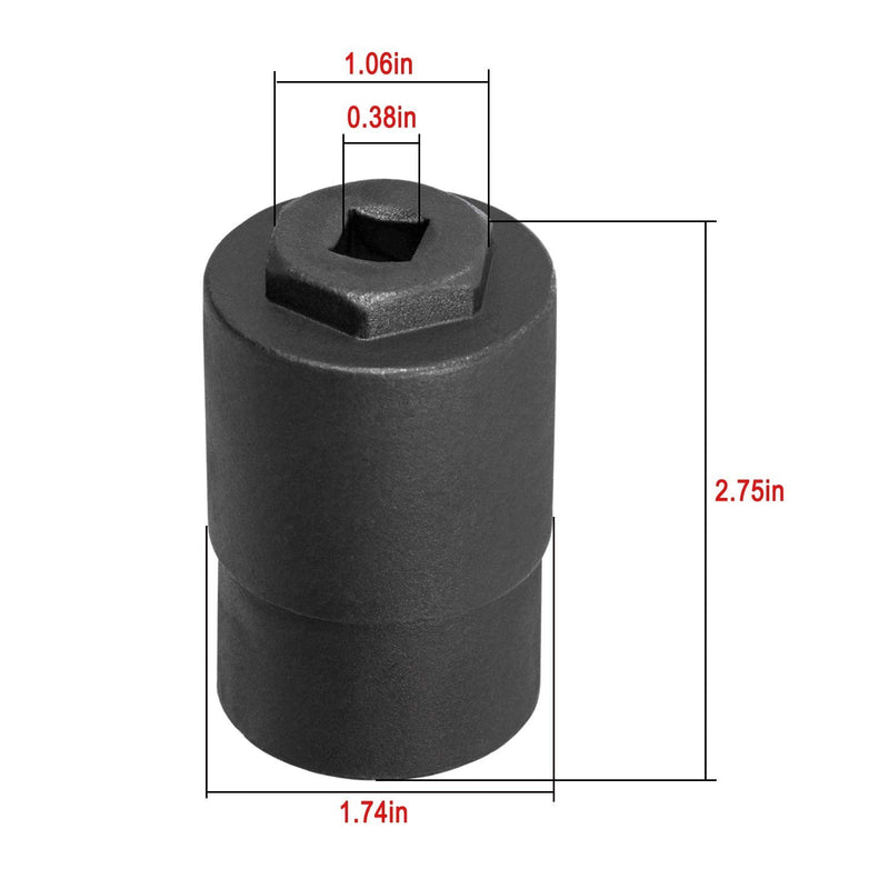 IPR Valve Socket Removal Tool With Seal Kit for Ford 6.0L Powerstroke 2003-2010