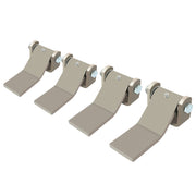 DURAFORCE 4 Strap Style Long Leaf Steel Weld On Dump Trailer Door Hinge Greaseable Cargo