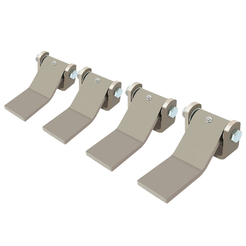 DURAFORCE 4 Strap Style Long Leaf Steel Weld On Dump Trailer Door Hinge Greaseable Cargo