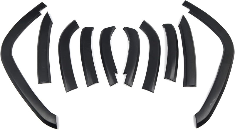 Wheels Fender Flares Cover Protector Molding for Jeep Compass 2011-2018 10PCS