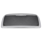 DURAFORCE Front Grille With Bug Screen Chrome Mesh Style for Freightliner Columbia 00-12