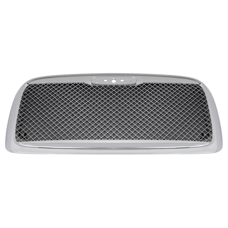 DURAFORCE Front Grille With Bug Screen Chrome Mesh Style for Freightliner Columbia 00-12