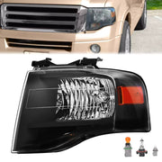 DURAFORCE 7L1Z13008DB Headlight Left With Bulbs for Ford Expedition 2007-2014